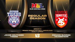 [ENG] MBL Regular Season 2024 | G20 |  Johor Southern Tigers vs Penang Sunrise Youngsters