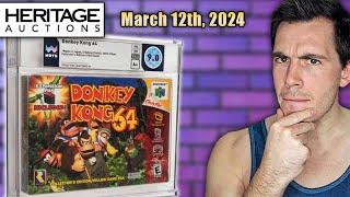 [FULL] Is DK64 a "Key" N64 Game? - Heritage Graded Game Live Auctions