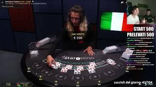 Il Gabbrone e Fedeyou DERUBANO il Tavolo da Blackjack *BIG PROFIT*