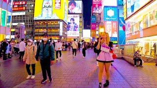 Osaka walk. Dotonbori at night is excellent   4K ASMR non-stop 1 hour 27 minutes