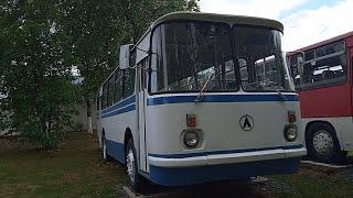 Мини музей автобуса в Витебске ЛАЗ 695 и Ikarus 250