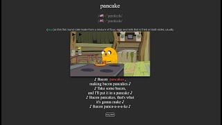 Adventure Time | Bacon Pancakes (English Sentence Mining with Animebook, Yomitan and Anki)