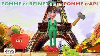 Pomme de reinette et pomme d'api (Version longue avec paroles)ⒹⒺⓋⒶ Comptine à mimer