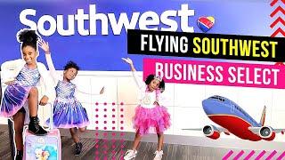 Traveling Business Class In Southwest Airplane  | Traveling To New Orleans | LittleMissTravelers