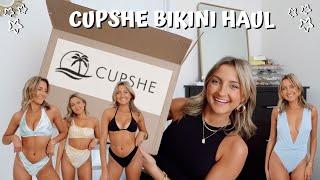 CUPSHE BIKINI TRY ON HAUL + GIVEAWAY // spring break bikini haul 2022