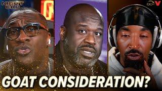 Shaq BOTHERED he’s never considered in GOAT conversation | Nightcap