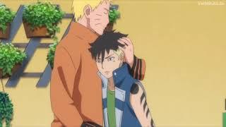 Naruto Abraza a kawaki - boruto capitulo 195 sub español