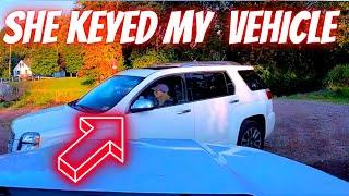 She keyed my vehicle amd Caused $5000 worth of damage --- Driving Fails & Lessons Learned! #1293