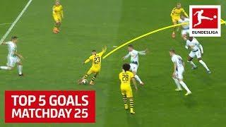 Top 5 Goals on Matchday 25 - Hazard, Müller, Hector & More