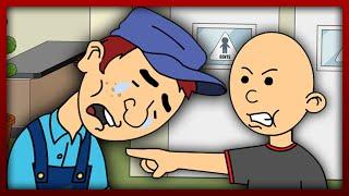 Caillou Calls The Janitor The Toilet Man/grounded