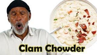 Tribal People Try Clam Chowder For the First Time