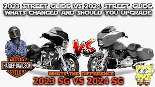 Harley Davidson 2024 Street Glide VS 2023 Street Glide Comparison- Whats New and is it Worth the $$$