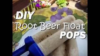 ROOT BEER FLOAT POPSICLES in 30 SECONDS