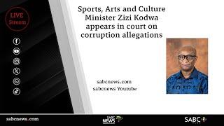 Sports, Arts and Culture Minister Zizi Kodwa appears in court on corruption allegations