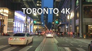 Toronto 4K - Sunset Drive - Driving Downtown