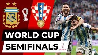 MESSI, ALVAREZ TAKE ARGENTINA TO THE WORLD CUP FINAL! | Argentina 3 - 0 Croatia | FIFA World Cup