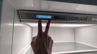Diagnostic mode and temperature logs on 600 & 700 series Sub-Zero Refrigerators