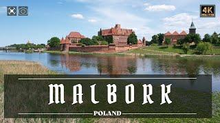 Malbork Castle | Drone Aerial Video | Poland | 4K