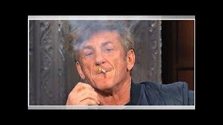 Sean Penn lights up cigarettes on ‘The Late Show with Stephen Colbert’ - National