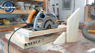 Make a Circular Saw Cross Cut Mitre Jig from Cheap Scrap!