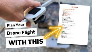 How to Plan Your Drone Flight - Template Walkthrough