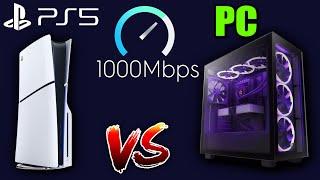 Game Download Race: PS5 vs PC Speed Test with 1000Mbps Internet