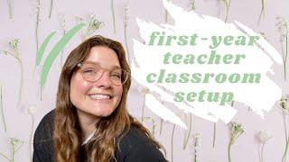 CLASSROOM SETUP || setting up my first classroom