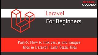 Laravel for Beginners Part-5: How to add css, js, and images in laravel |add static files in laravel