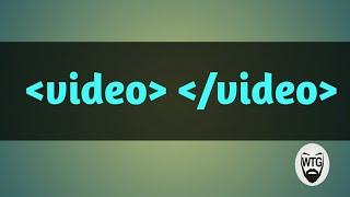 how to insert video in html using notepad