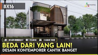 Outstanding House ! Rumah Modern Tropis, Impian Millenial Zaman Now di Lahan 8x16