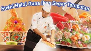 Lebih 20 Tahun Jadi Chef di Restoran Jepun! Buat Sushi Guna Ikan Segar Tempatan, Confirm Tak Hanyir!