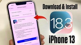 How to Download & Install iOS 18.3 Beta on iPhone 13