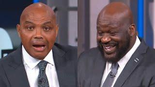 Charles Barkley has Shaq losing it after going OFF on Kendrick Perkins and ESPN 