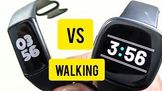 Fitbit Charge 6 vs Versa 4 2024: Walking