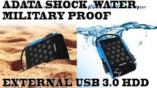 ADATA HD720 military shock proof external hdd slamed and sinked into water