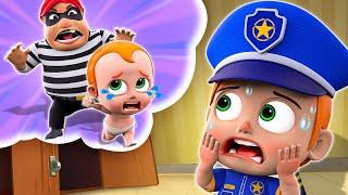 Who Took The Little Baby?  | Police Officer Song | and More Nursery Rhymes & Kids Song #LittlePIB