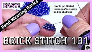 How to: Brick Stitch Beading 101 Tutorial, Beginner