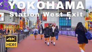 【4K HDR】Walking course from Yokohama Station West Exit to Pia Arena MM [DJI Osmo Pocket 3]