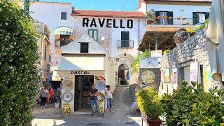 [4K]Italy Summer Walk : Ravello/The most beautiful and peaceful village on the Amalfi Coast 2022