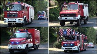 [Stadtalarm] Einsatzfahrten Feuerwehr Wipperfürth zur Großübung