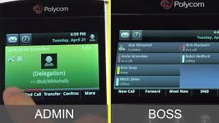 Polycom UC Software 5 3 Feature   Lync BossAdmin