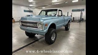 SOLD!!!!   BEAUTIFUL 1969 CHEVY K10.  WESTERN TRUCK WITH 350 V8 AND 4-SPEED MANUAL!