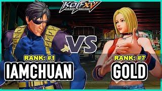 KOF XV  IamChuan (Kula/Heidern/Krohnen) vs Gold Eyes Cat (Blue Mary/Kyo/Ash)  Steam