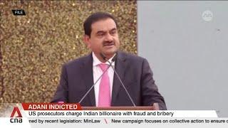 US prosecutors charge Indian billionaire Gautam Adani in connection to fraud, bribery