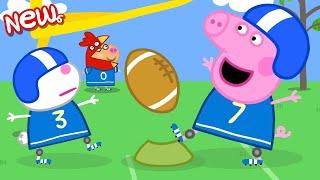 Peppa Pig Tales  The Big Game  Peppa Learns American Football  Peppa Pig Episodes