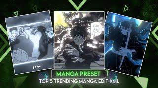 5+ Trending Manga Edits Preset | Alight Motion