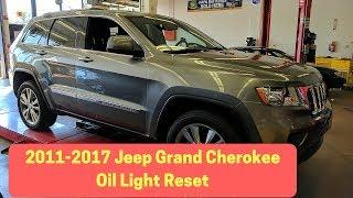 2011-2017 Jeep Grand Cherokee Oil Change Reset / Oil Life Reset