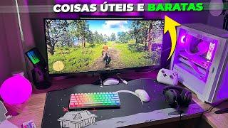 Coisas Boas, Baratas e Úteis para Comprar e Deixar o Setup Melhor e Mais Bonito (Vc Precisa Ter)