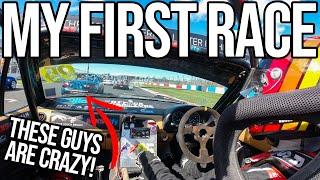 Avoiding A First Corner PILE UP In My First Ever Race!
