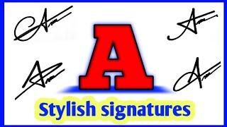 A signature style | A letter signature style | Signature ideas for letter A
